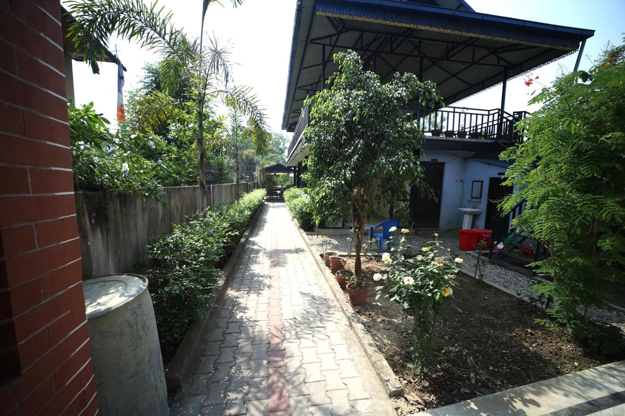 Hotel Flycatcher Sauraha Exterior foto